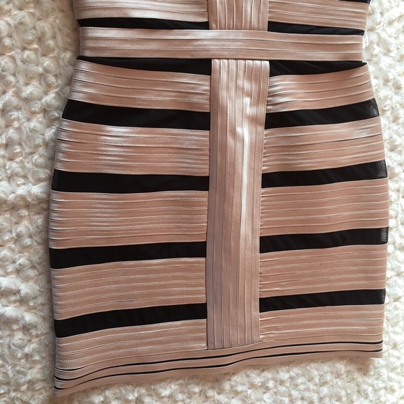 Bcbg Maxazria Mesh Bandage Dress - Picture 5 of 8